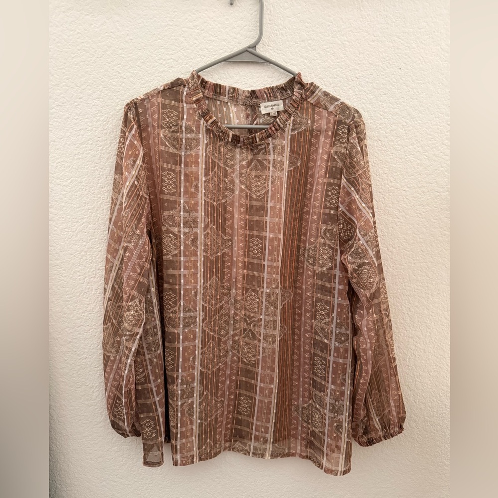 World Market Patterned Women's Tunic